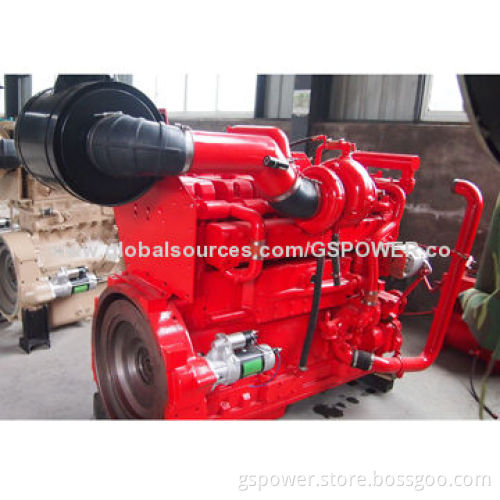Water inter-cooling truck engine